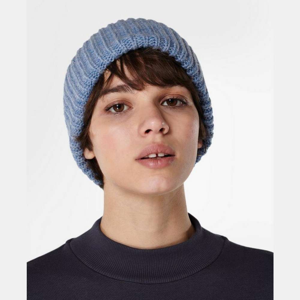 Soft Rib Beanie, Coast Blue, large