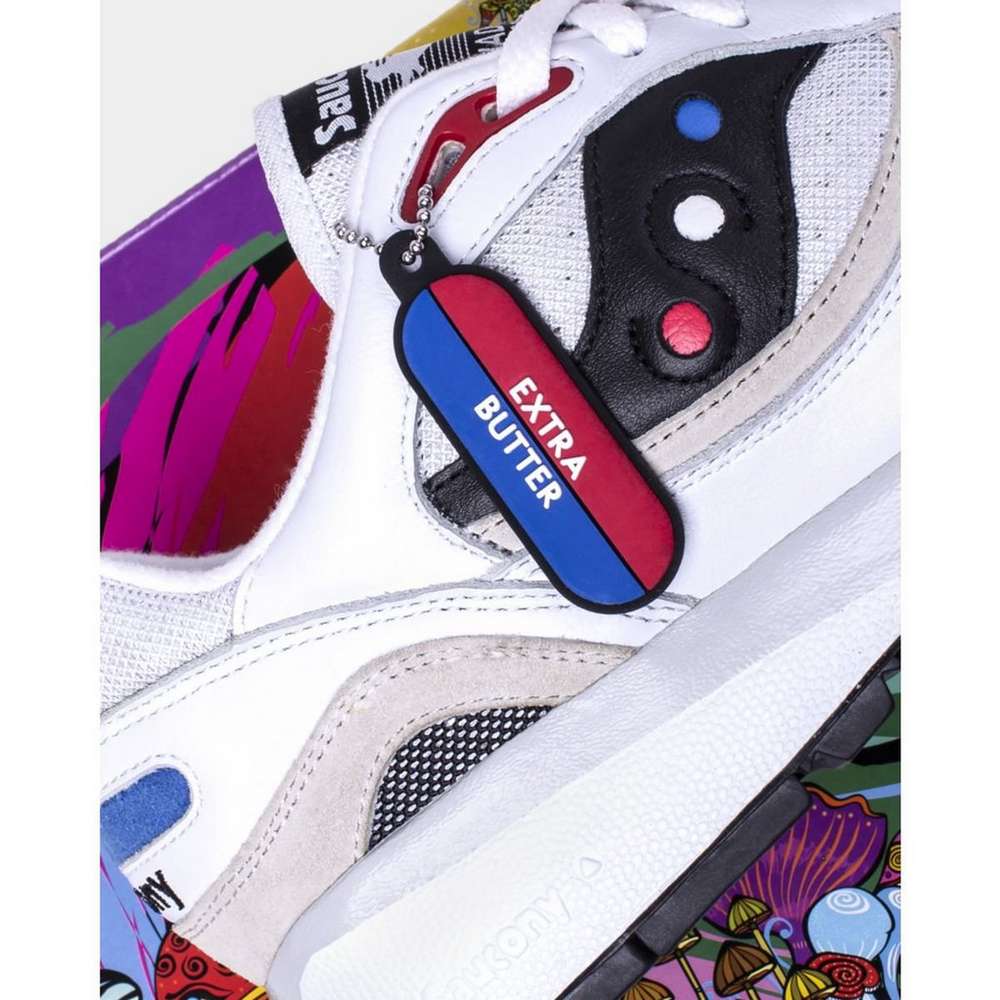 Saucony X Extra Butter Shadow 6000 Rabbit Hole, White | Black | Red, large