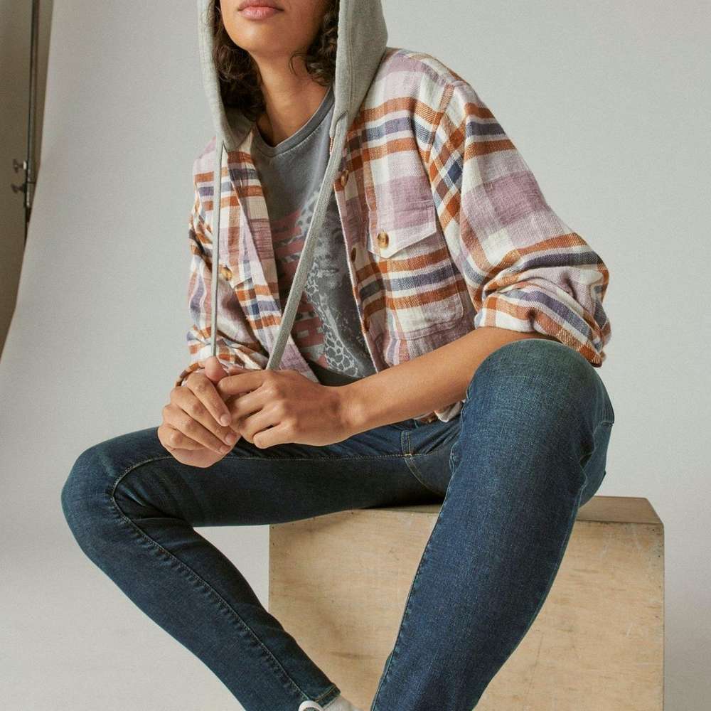 high rise bridgette cozy skinny, FAYETTE COZY, large