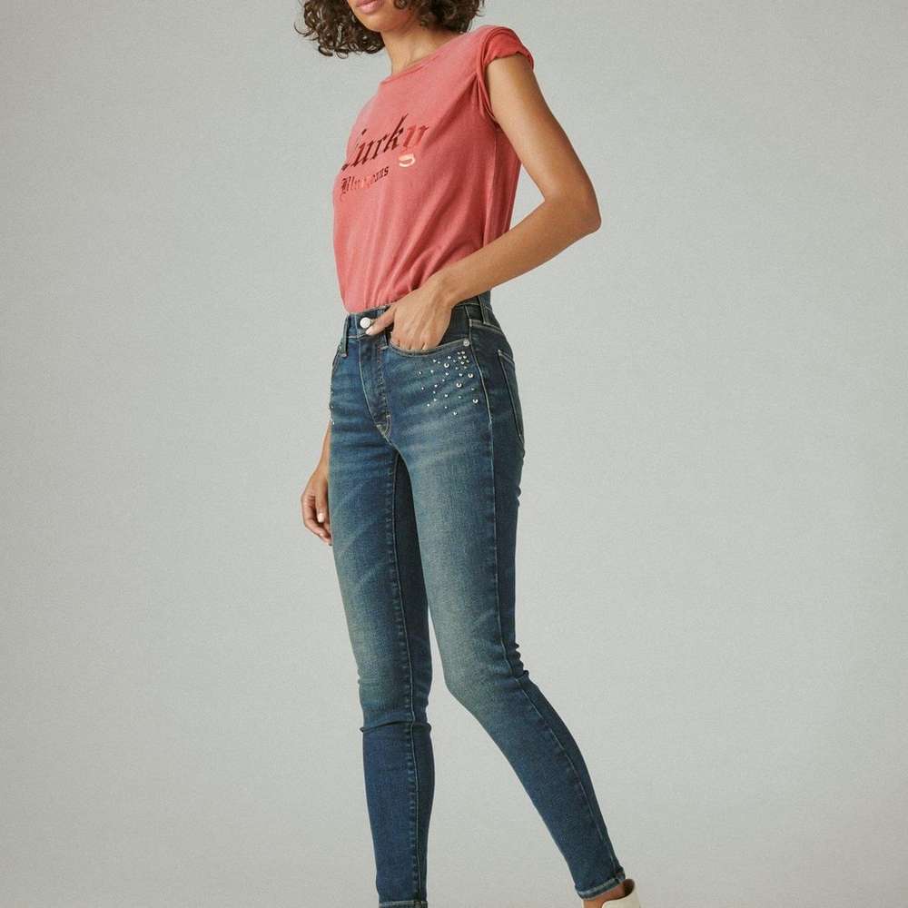 studded high rise bridgette skinny, KEYNOTE RIDGE, large