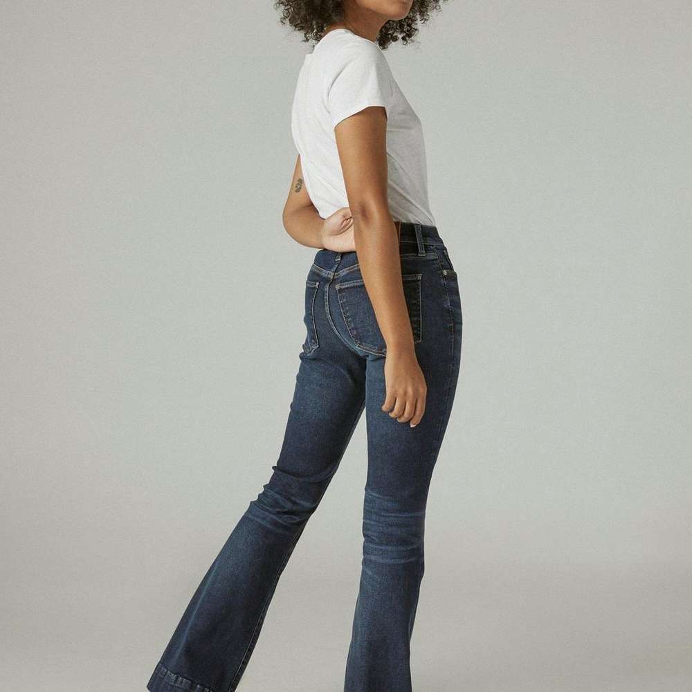 high rise stevie flare jean, MONSOON, large