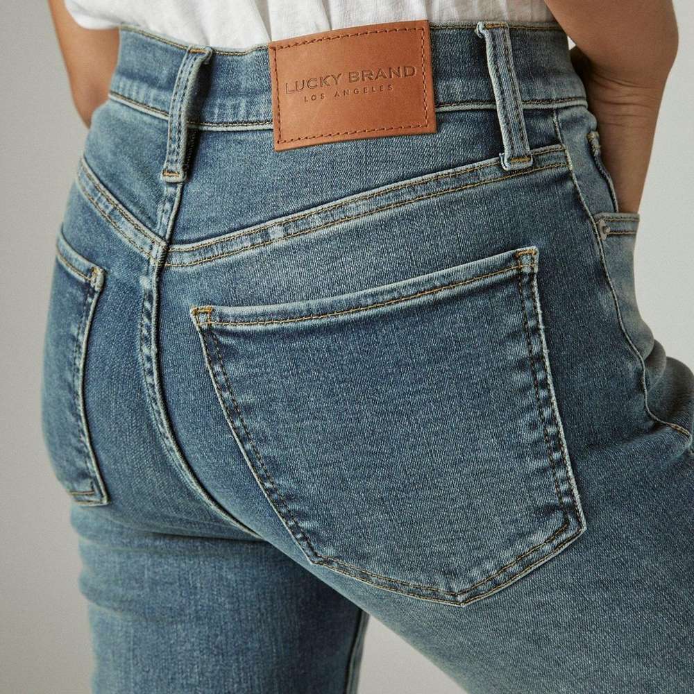 high rise stevie flare jean, COASTAL, large