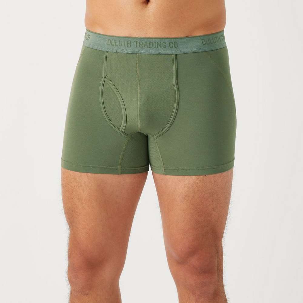 Men's Dang Soft Short Boxer Briefs, Black, large