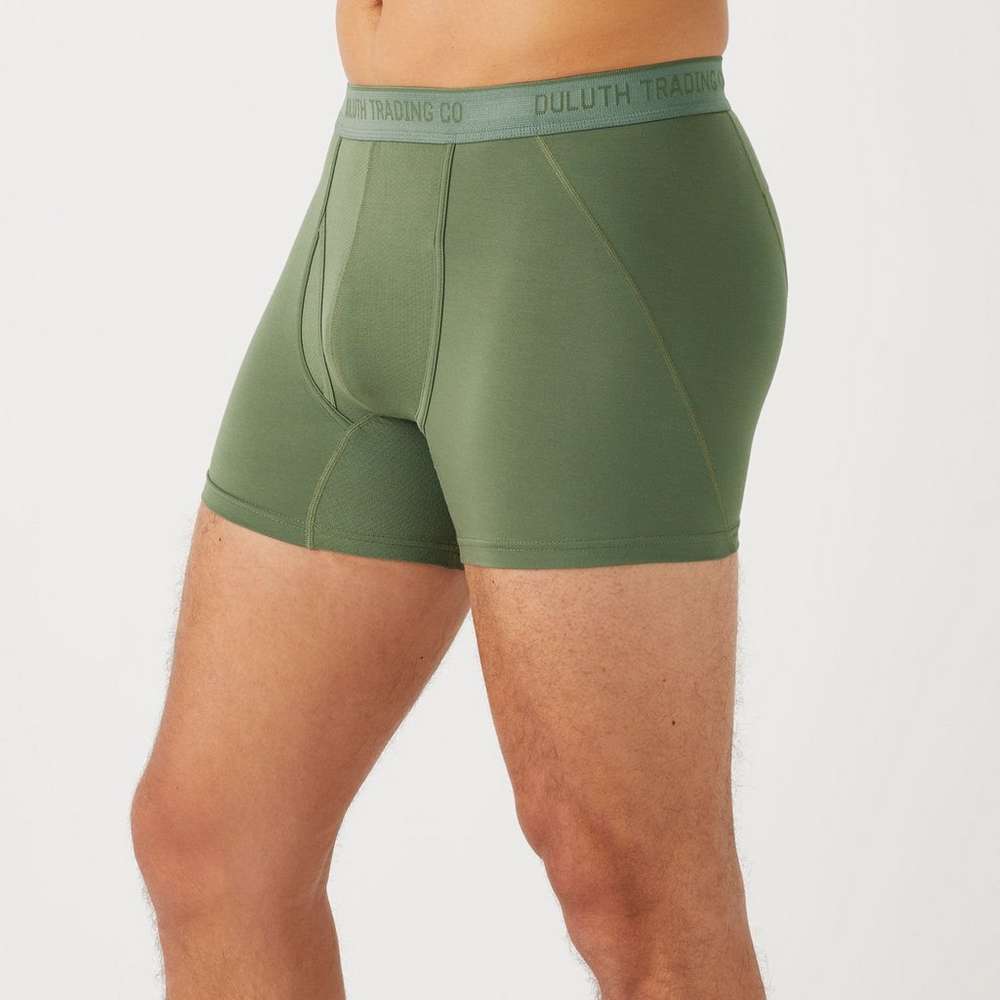 Men's Dang Soft Short Boxer Briefs, Black, large