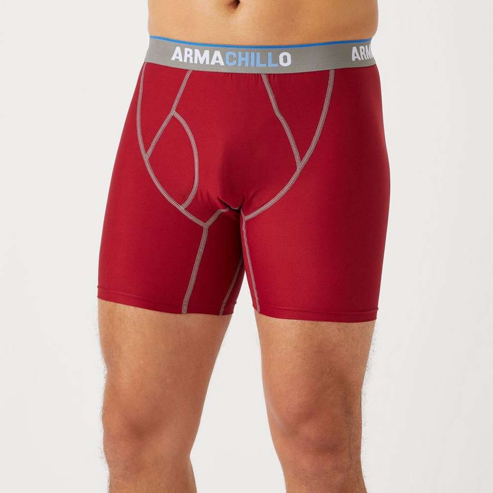 Men's Armachillo Cooling Boxer Briefs, Baltic Blue, large