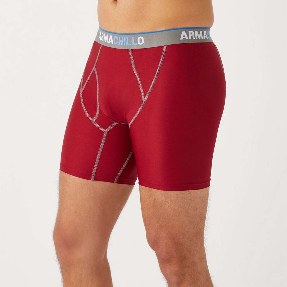 Men's Armachillo Cooling Boxer Briefs, Baltic Blue, large