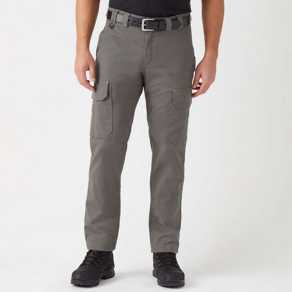 Men's DuluthFlex Fire Hose Slim Fit Cargo Work Pants, Bourbon Brown, large