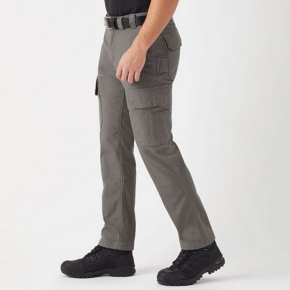 Men's DuluthFlex Fire Hose Slim Fit Cargo Work Pants, Bourbon Brown, large