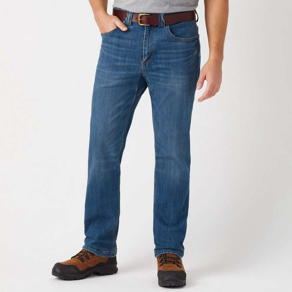 Men's Ballroom Double Flex Standard Fit Jeans, Medium Indigo Wash, large