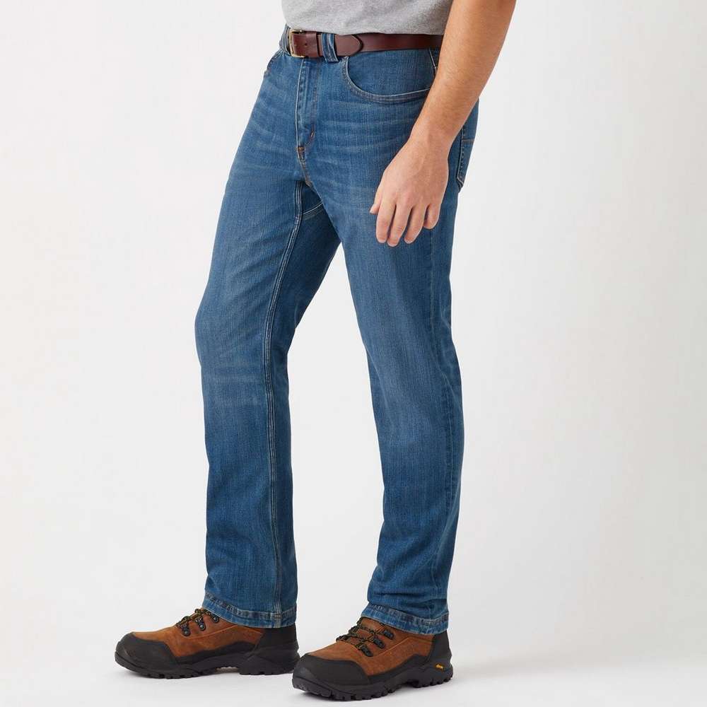 Men's Ballroom Double Flex Standard Fit Jeans, Medium Indigo Wash, large