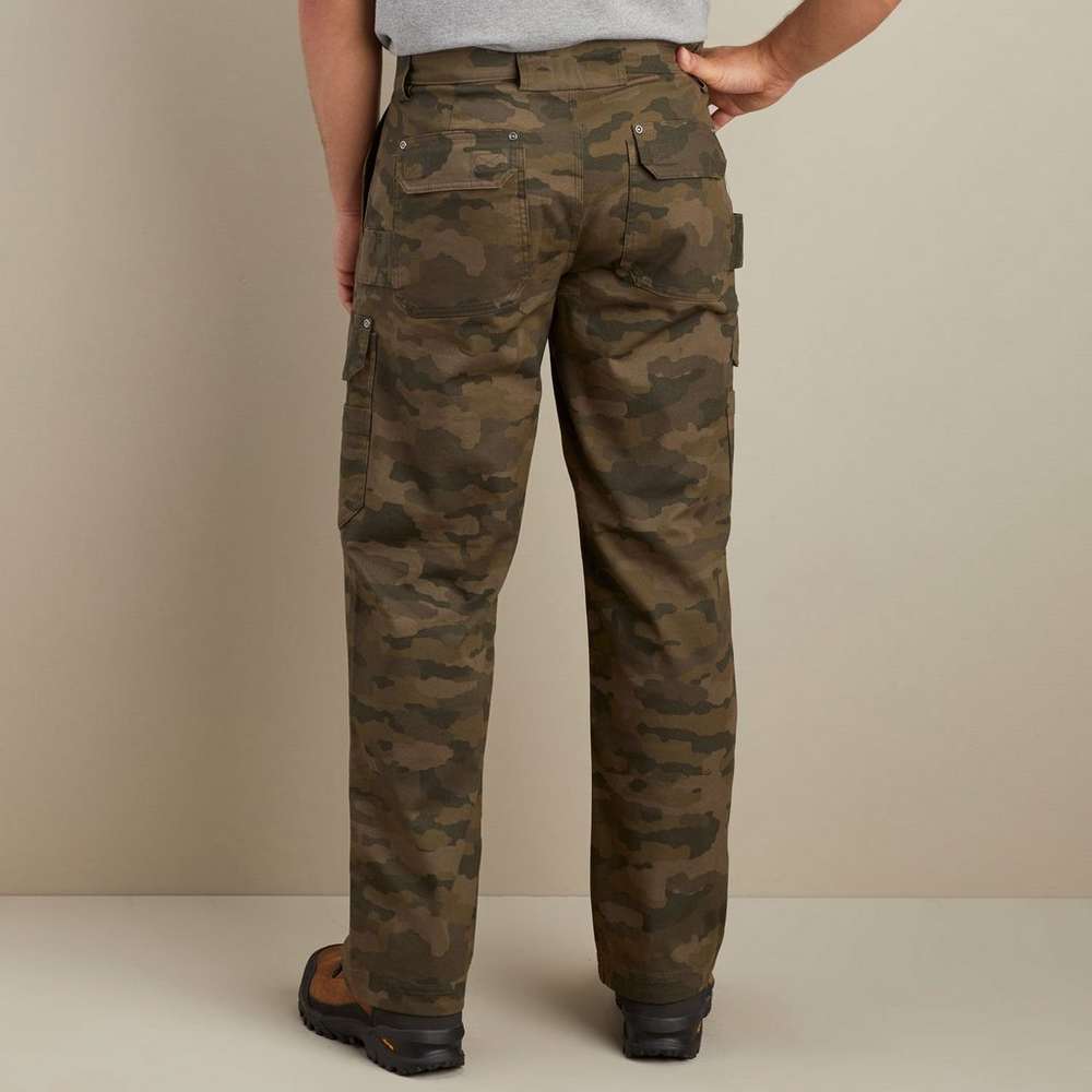 Men's DuluthFlex Fire Hose Relaxed Fit Camo Cargo Pants, Cypress Camo, large