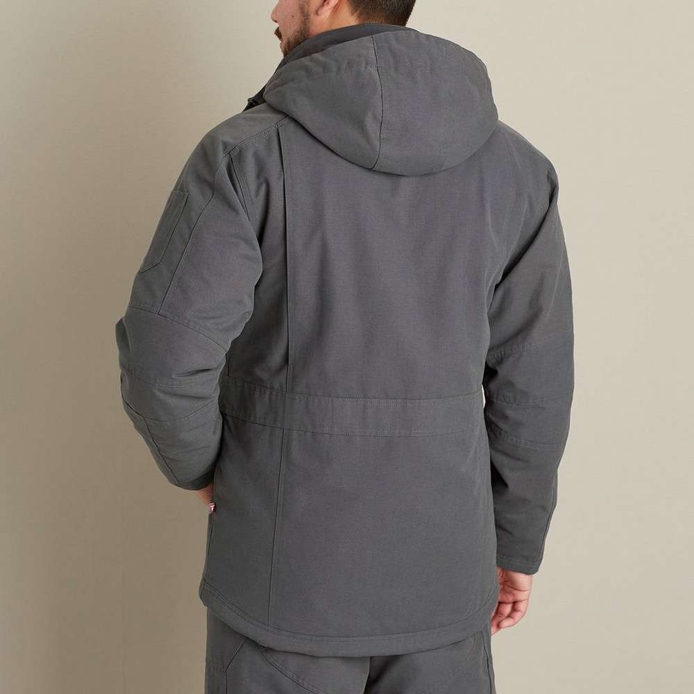 Men's AKHG Deadhorse Hooded Coat, Carbon Gray, large