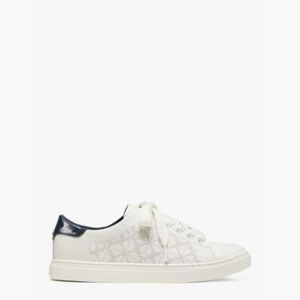 audrey sneakers, optic white/blazer blue, large