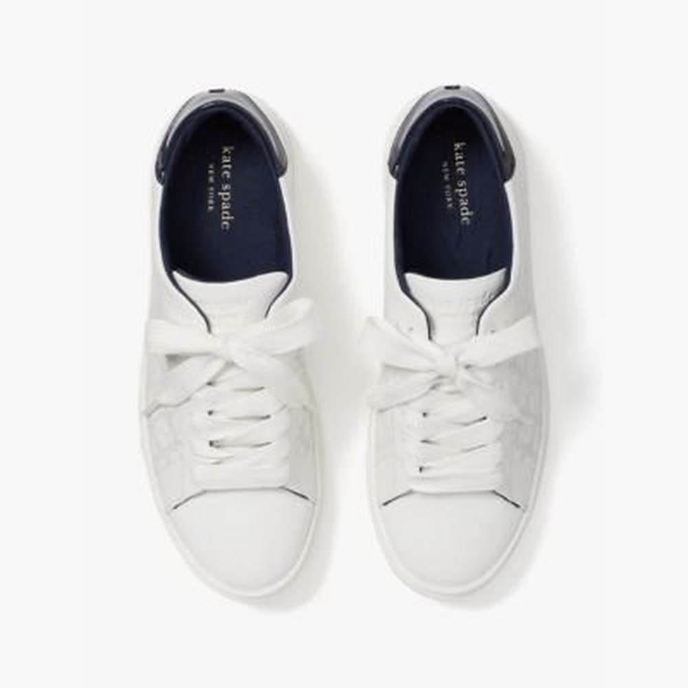 audrey sneakers, optic white/blazer blue, large
