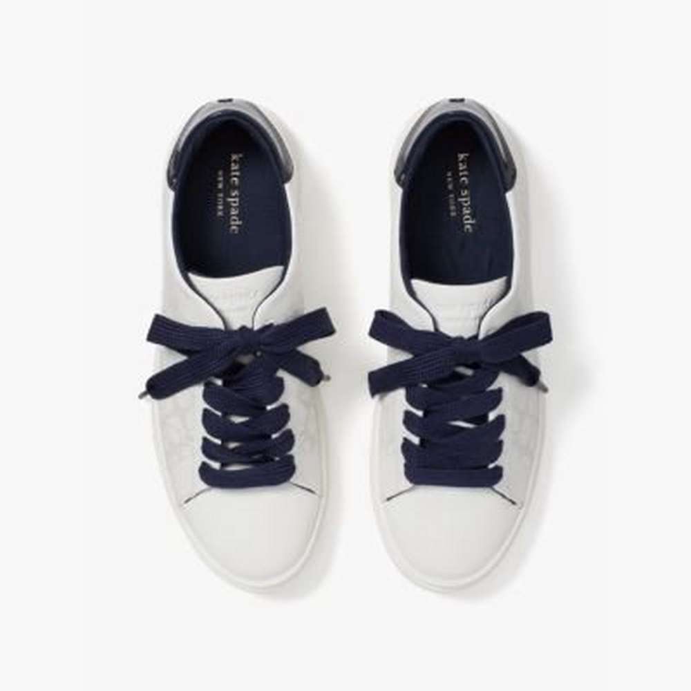 audrey sneakers, optic white/blazer blue, large