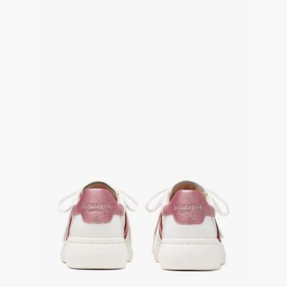 keswick sneakers, optic white / grenache, large