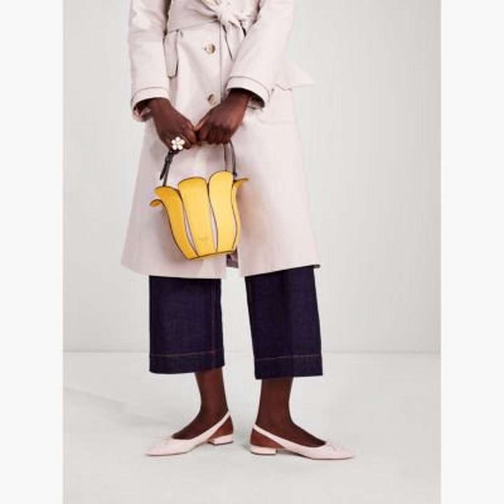 petal medium bucket bag, morning light, large