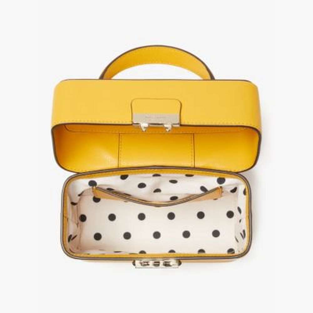 voyage small top-handle crossbody, sunglow, large