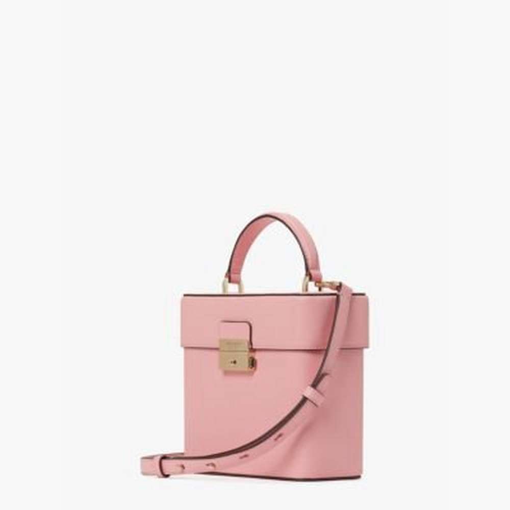 voyage small top-handle crossbody, pink sugar, large