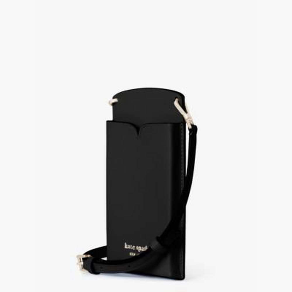 spencer slim crossbody, black, large