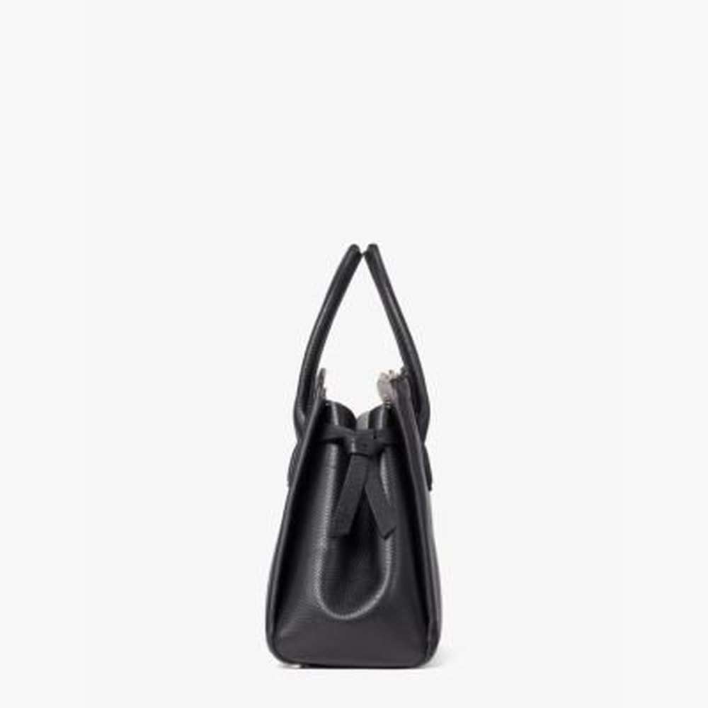 knott medium satchel, black, large