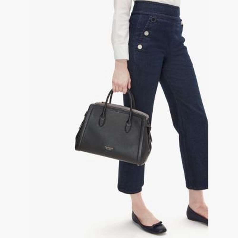 knott large satchel, black, large