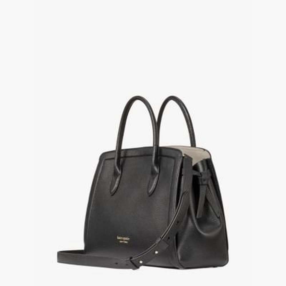 knott large satchel, black, large