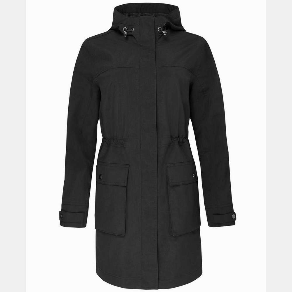 Stride Waterproof Parka, Black, large