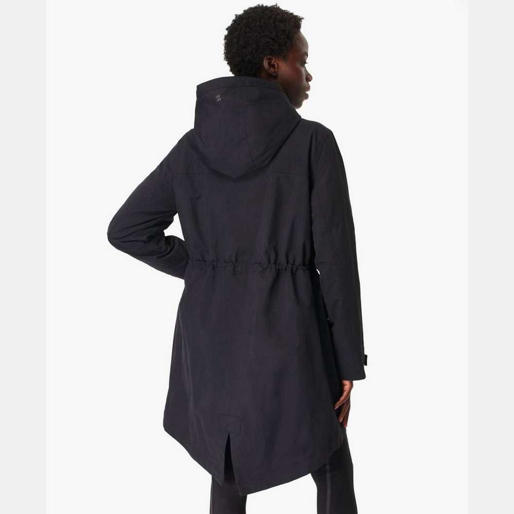 Stride Waterproof Parka, Black, large