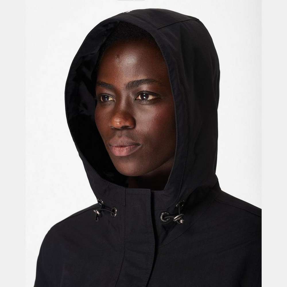 Stride Waterproof Parka, Black, large