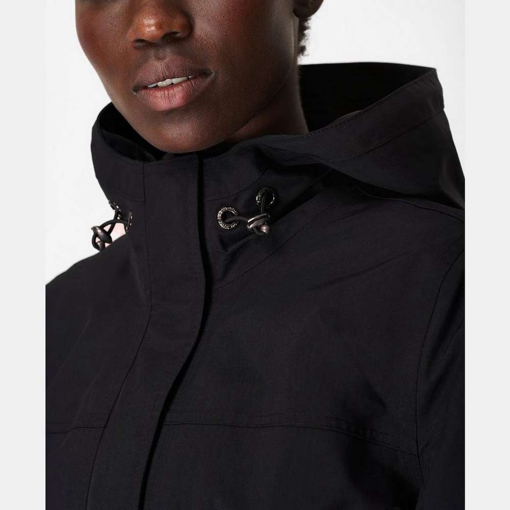 Stride Waterproof Parka, Black, large