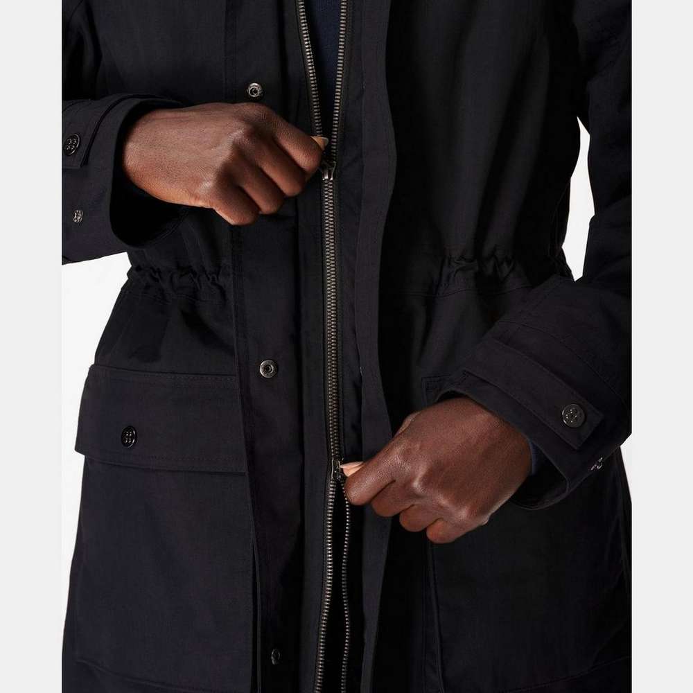Stride Waterproof Parka, Black, large