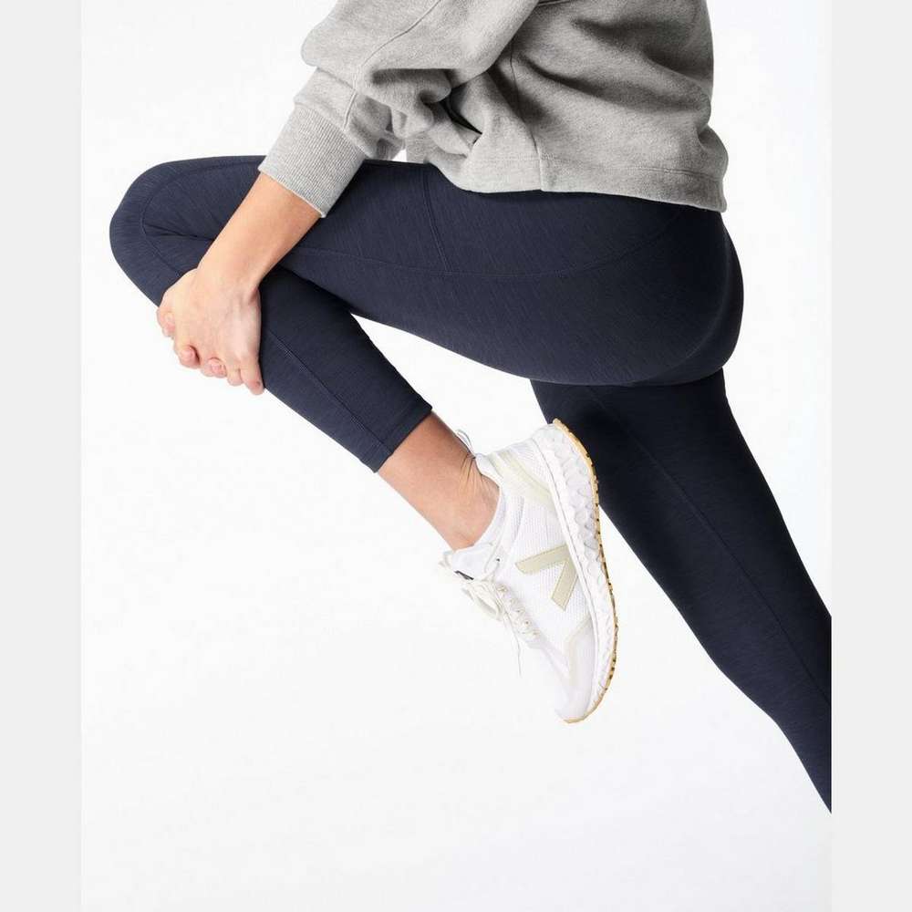 Super Sculpt 7/8 Yoga Leggings, Navy Blue, large