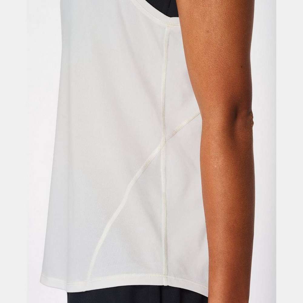 Energise Workout Tank, Lily White, large