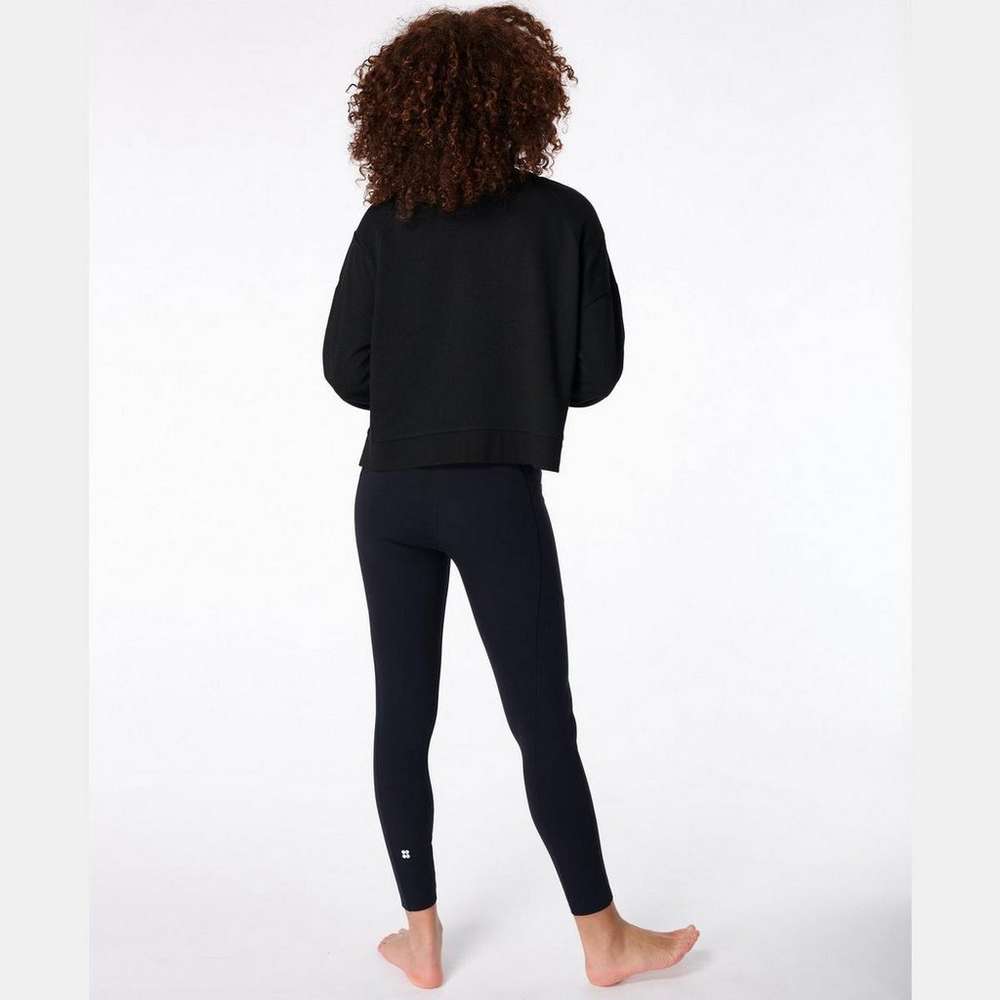 After Class Crop Sweatshirt, Black, large