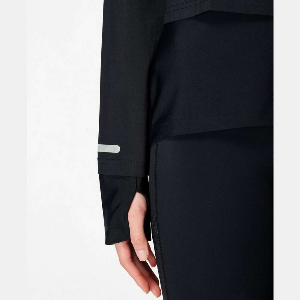 Fast Track Running Jacket, Black, large