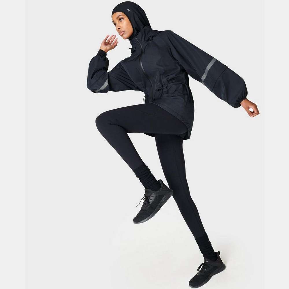 Mission Waterproof Jacket, Black, large