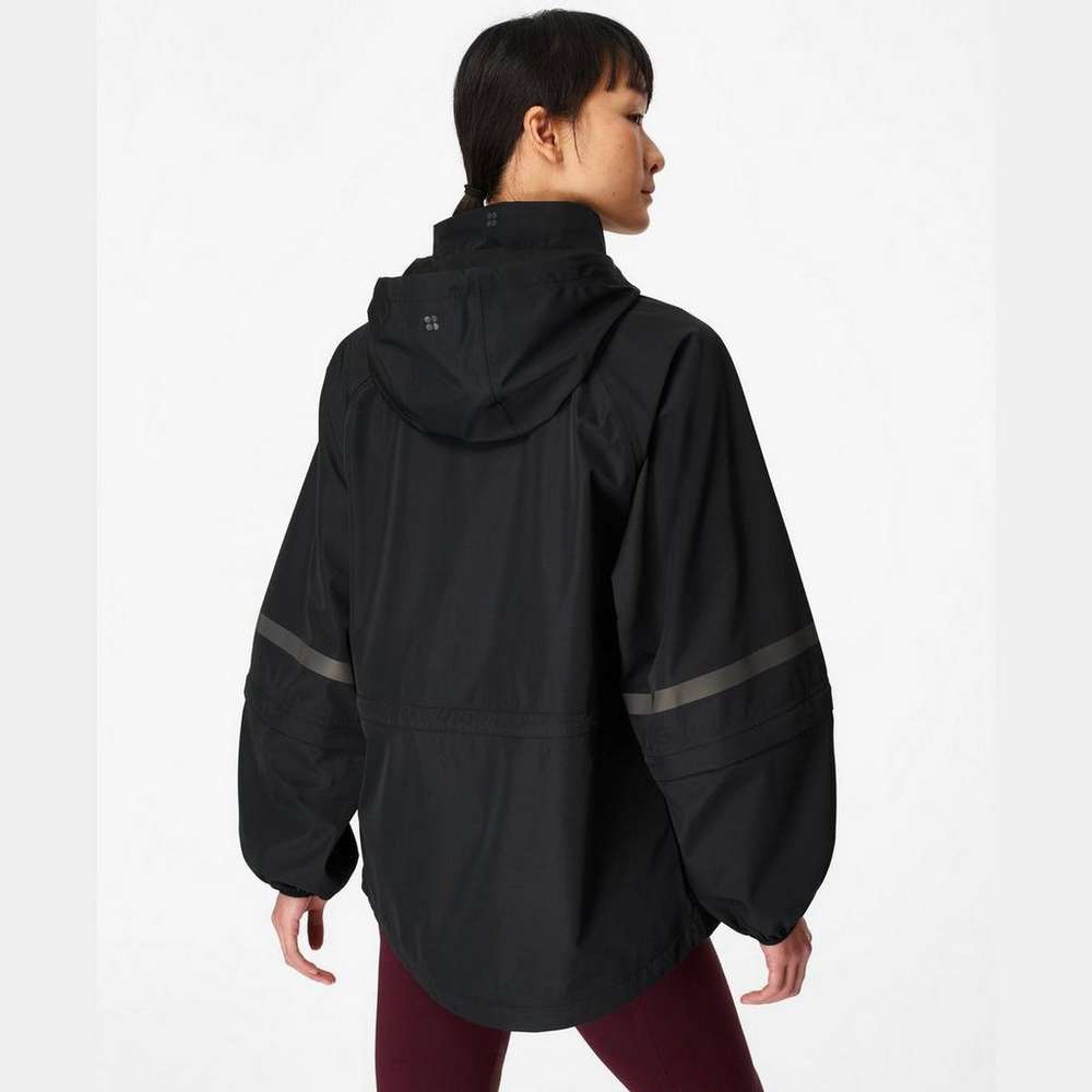 Mission Performance Waterproof Jacket, Black, large
