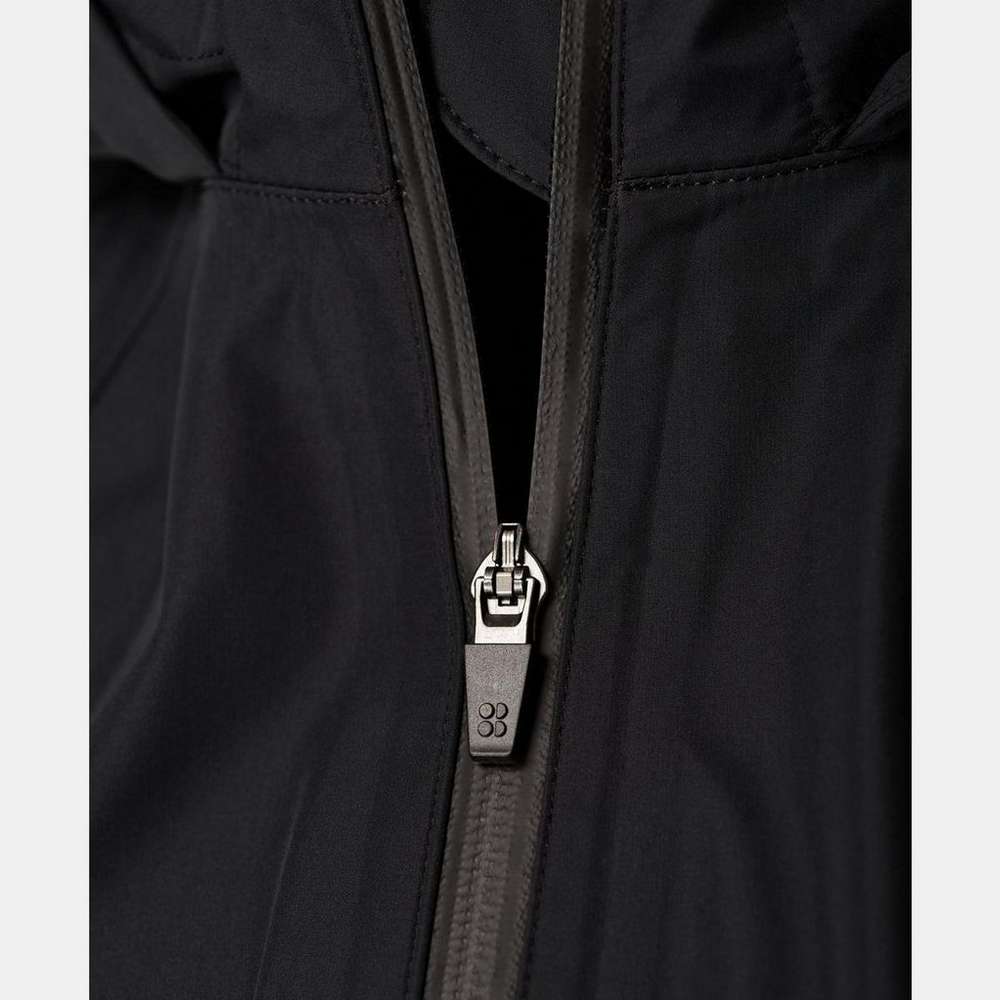 Mission Performance Waterproof Jacket, Black, large