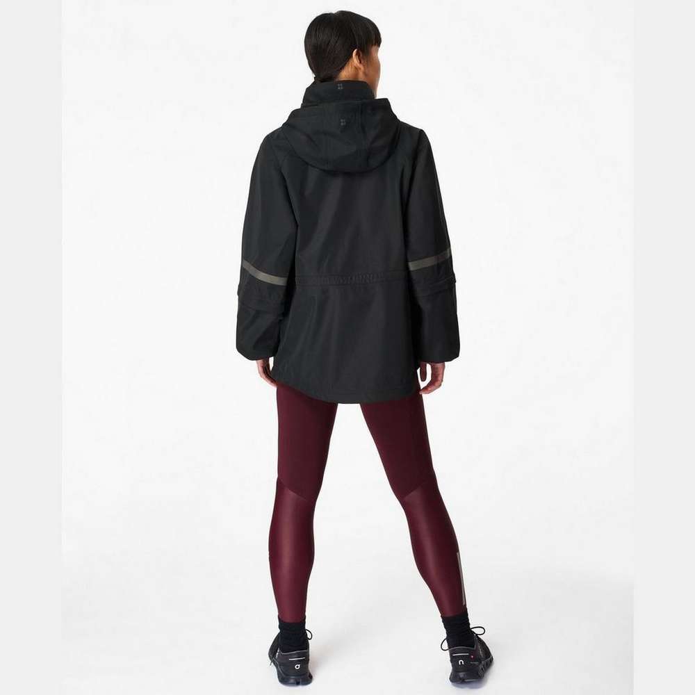Mission Performance Waterproof Jacket, Black, large