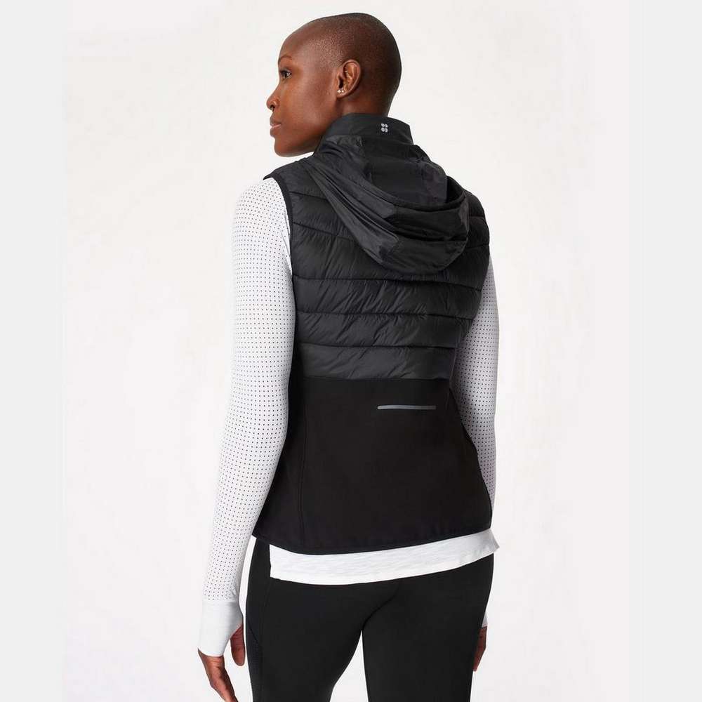 Accelerate Running Vest, Black, large