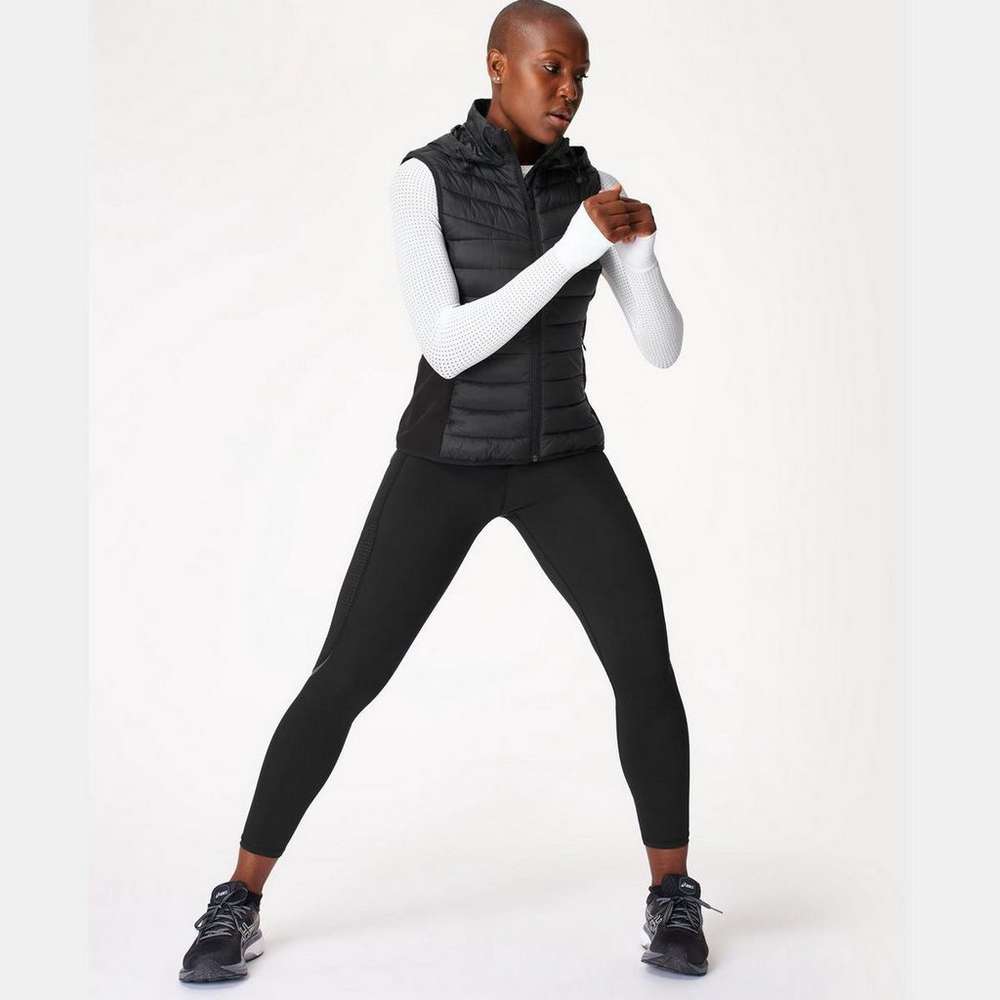 Accelerate Running Vest, Black, large