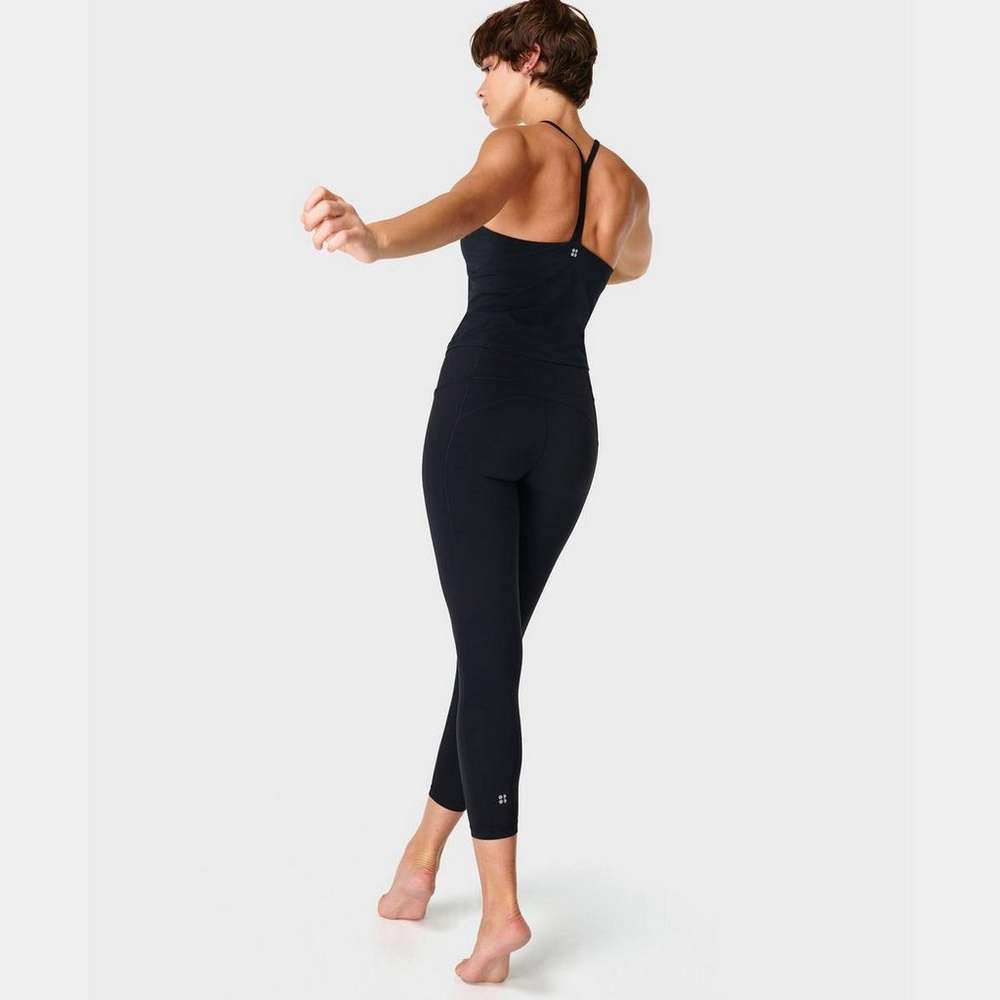 Super Soft 7/8 Yoga Leggings, Black, large