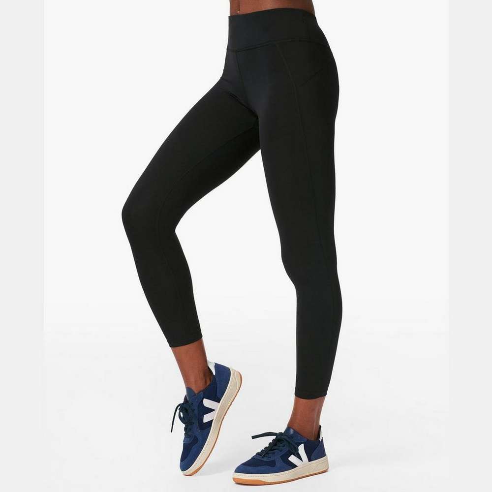 All Day 7/8 Workout Leggings, Black, large