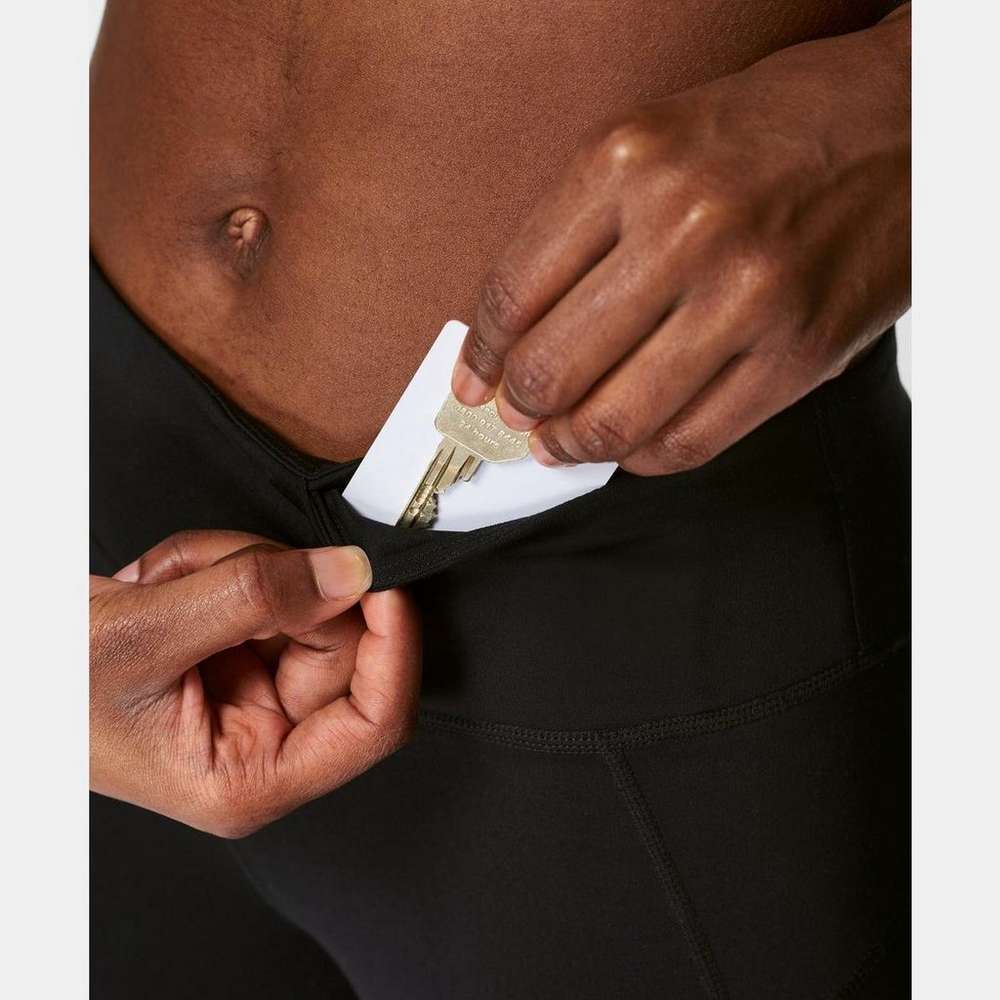 All Day 7/8 Workout Leggings, Black, large