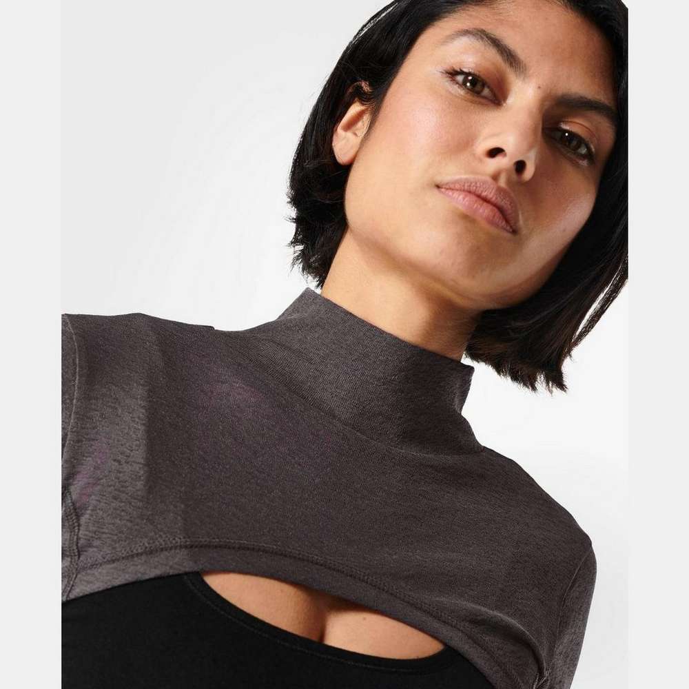 Studio Mesh Arm Warmer, Urban Grey, large
