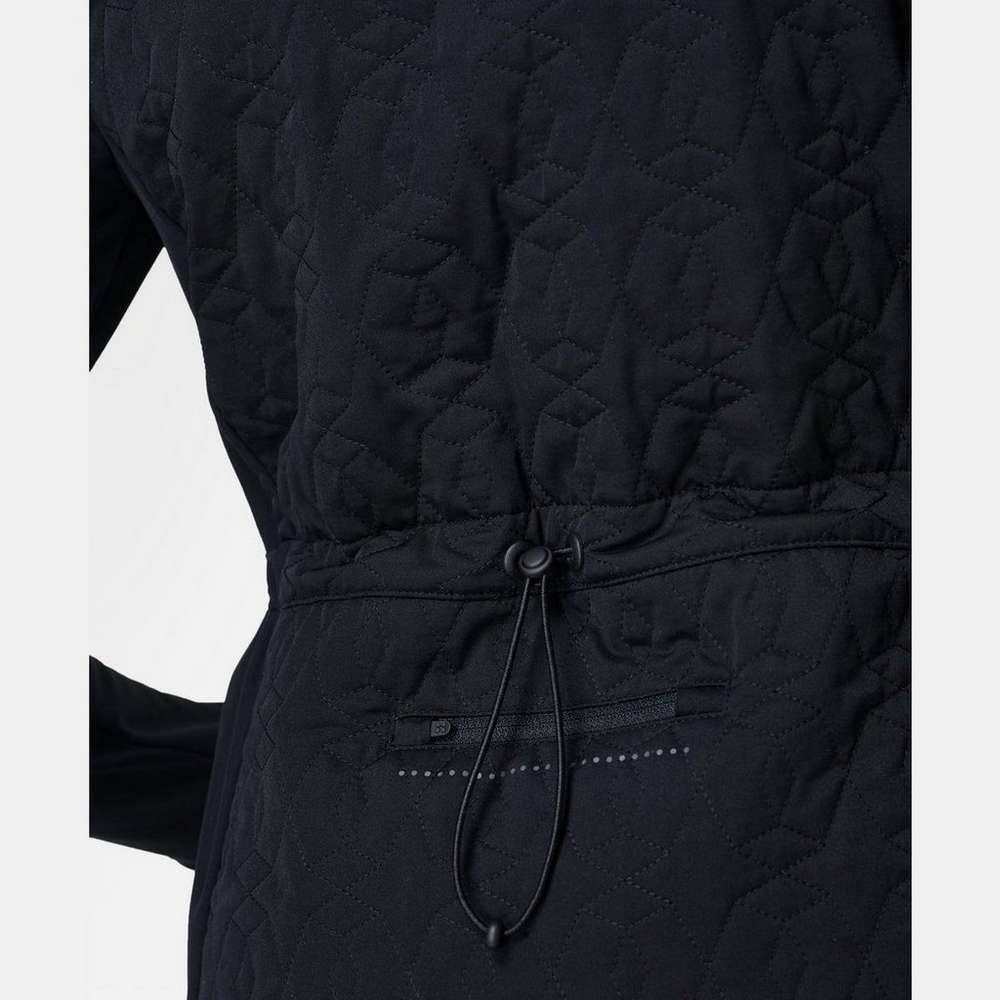 Fast Track Thermal Quilted Running Jacket, Black, large
