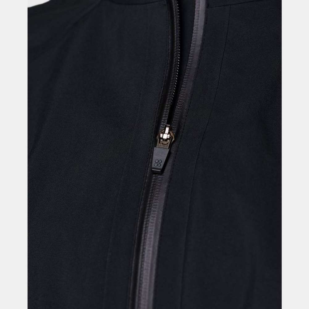 Pro Light Performance Running Waterproof Jacket, Black, large
