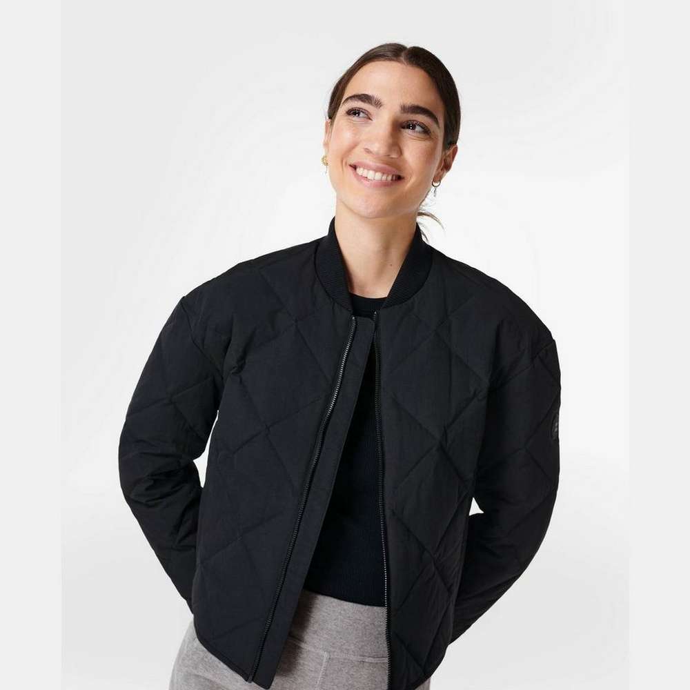Harley Quilted Jacket, Black, large