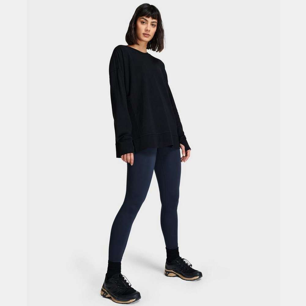 After Class Split Sweatshirt, Black, large